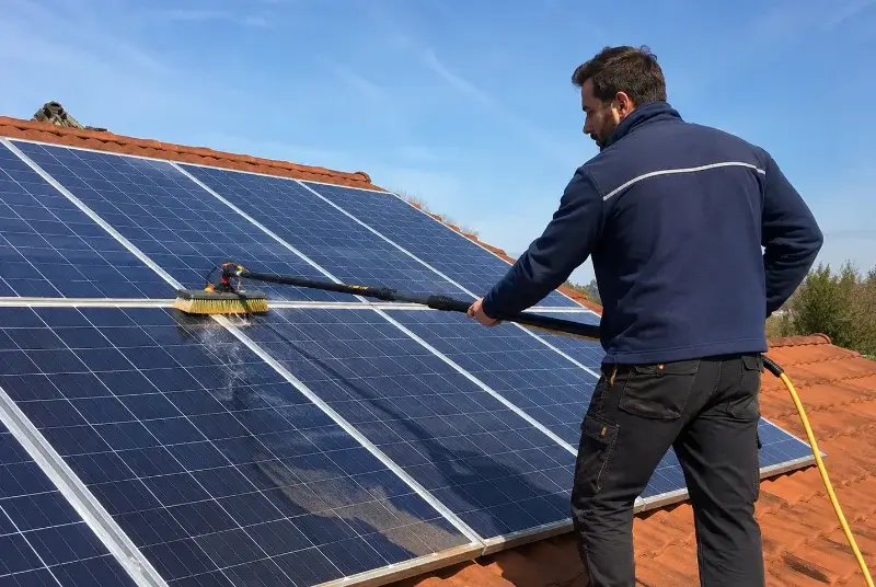 Nettoyage et entretien de panneaux solaires à Villandraut